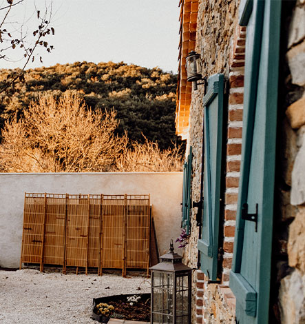 espace détente dans un cadre nature en cévennes