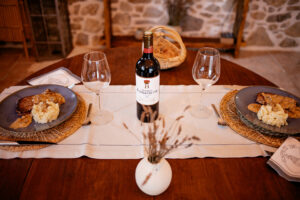 Filet de bœuf aux cèpes,écrasé de pomme de terre