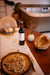 Tagliatelles maisonsauce aux cèpes (proposition végétarienne)